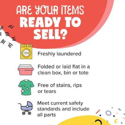 ARE YOUR ITEMS READY TO SELL?